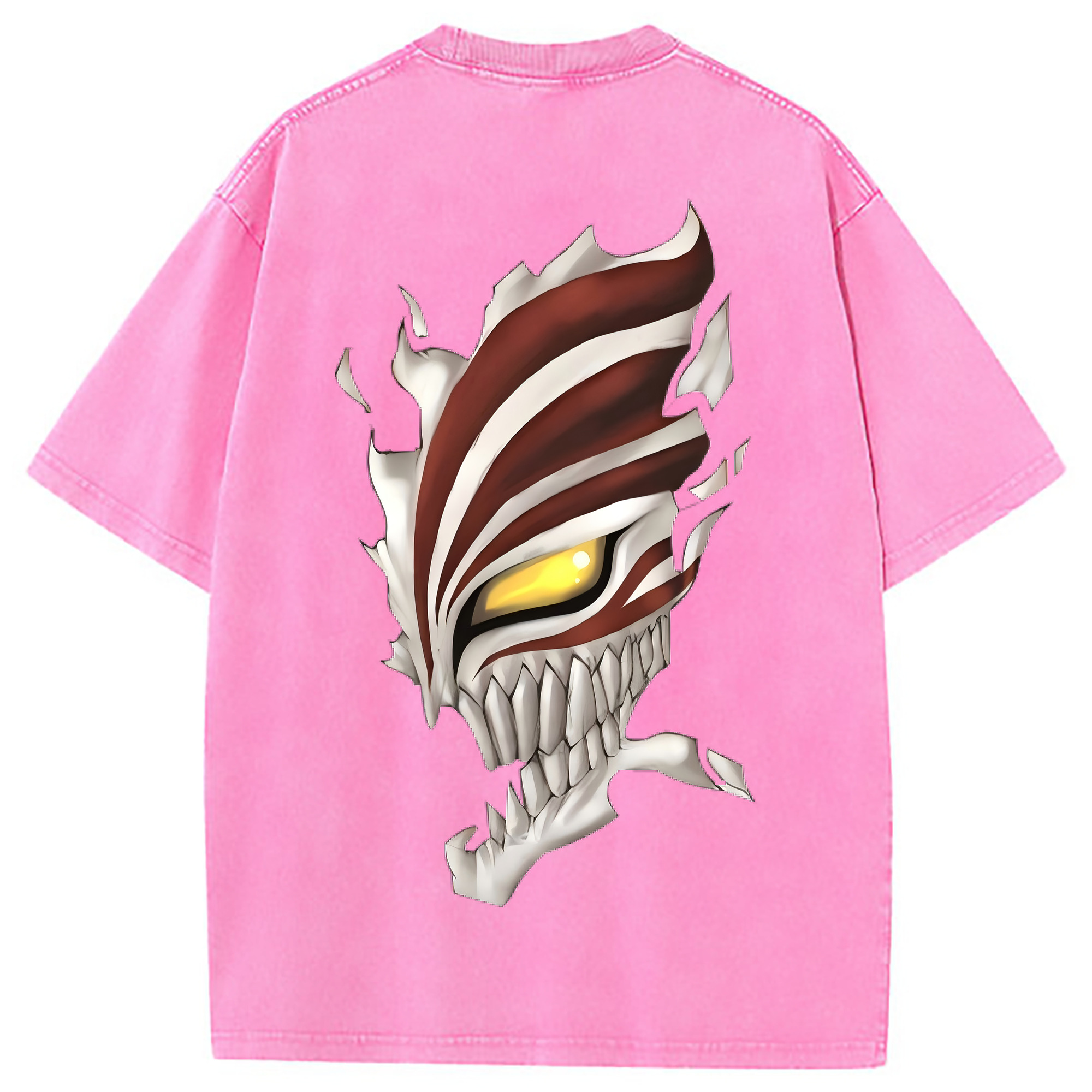 （画像用） ブリーチ 黒崎一護（くろさき いちご）BLEACH Kurosaki Ichigo 綿100% ヴィンテージ風 半袖Tシャツ（背面プリント）
